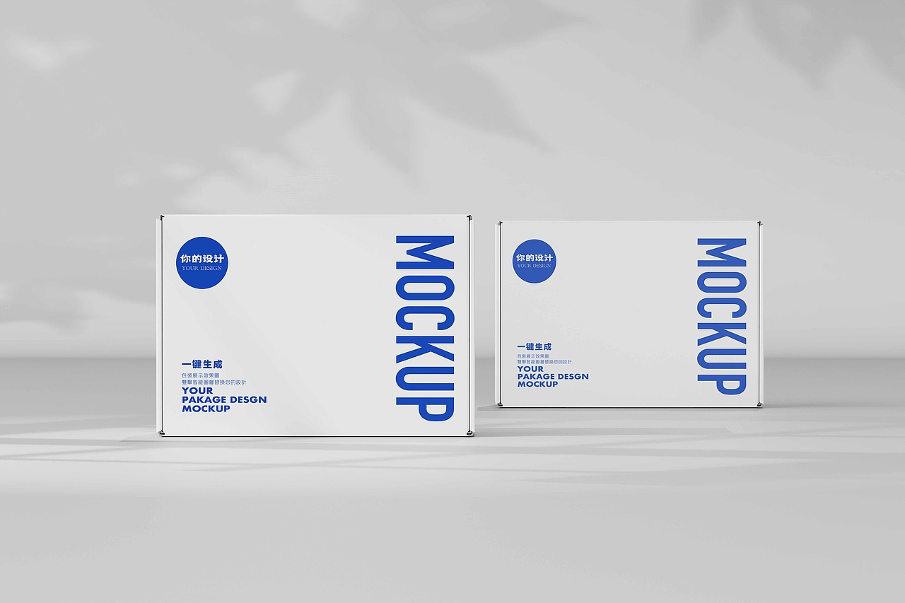 瓦楞纸飞机盒包装样机