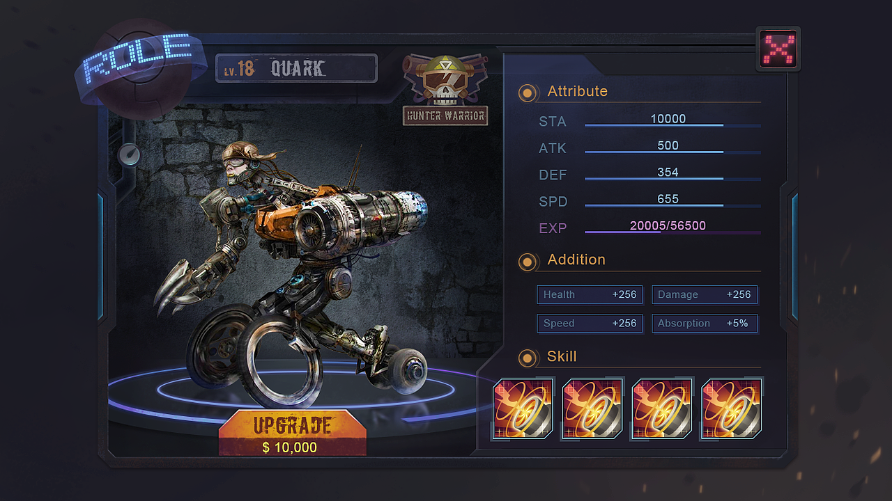 界面练习·机械朋克风|ui|游戏ui|sue723_原创作品-站酷(zcool)