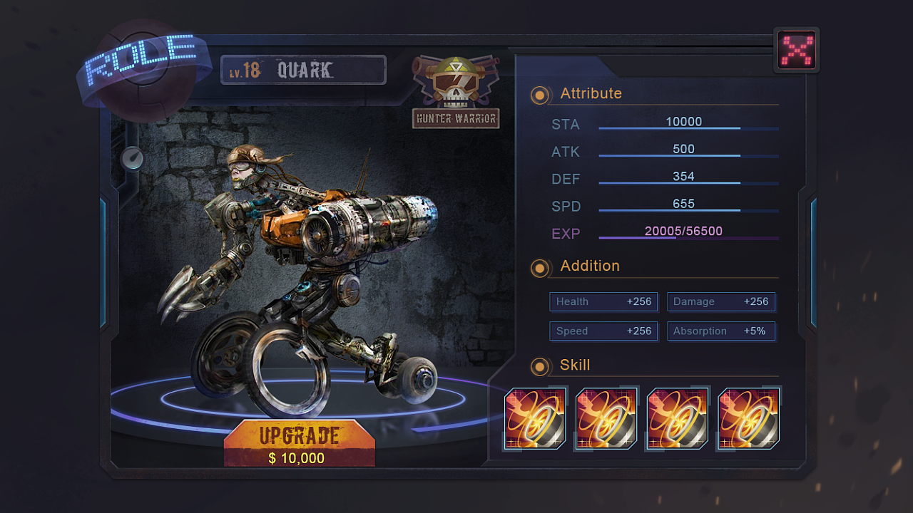 界面练习·机械朋克风