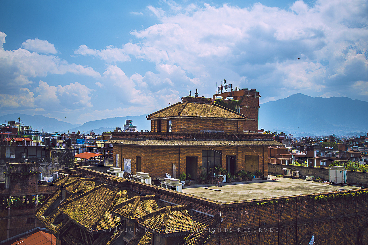 加德满都的泰米尔区,是外国游客聚集的地方.