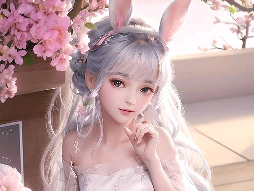 可爱的兔兔，兔年大吉