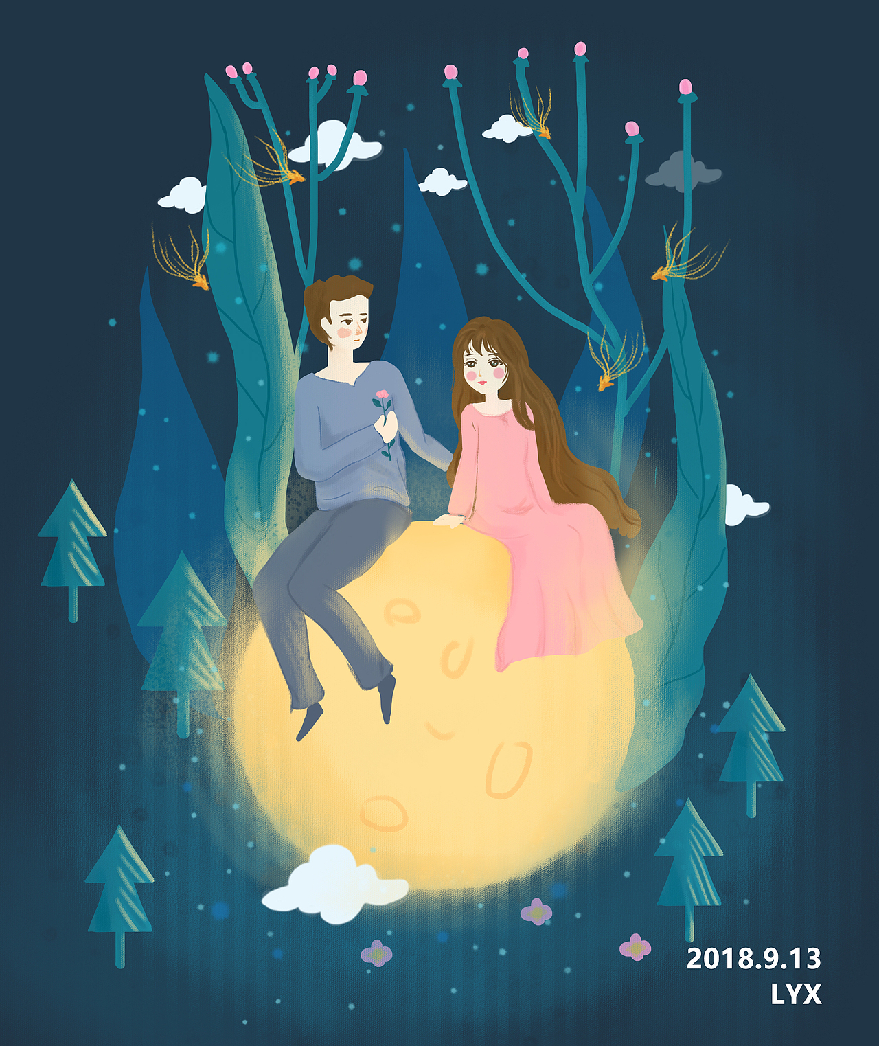 2018年终作品总结（图ZMTQ0MTY2MTcy） - 艺术插画 - 站酷设计师xiang110608045原创素材 - 站酷ZCOOL