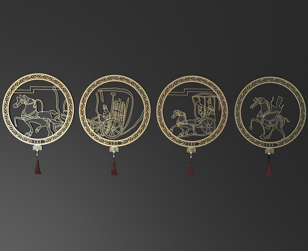 汉文化书签设计