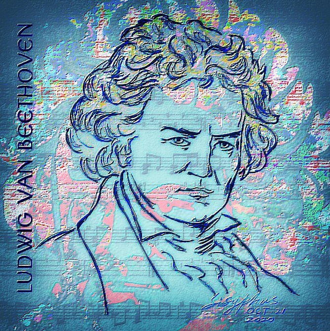 為自己的音樂推薦欄目畫的配圖