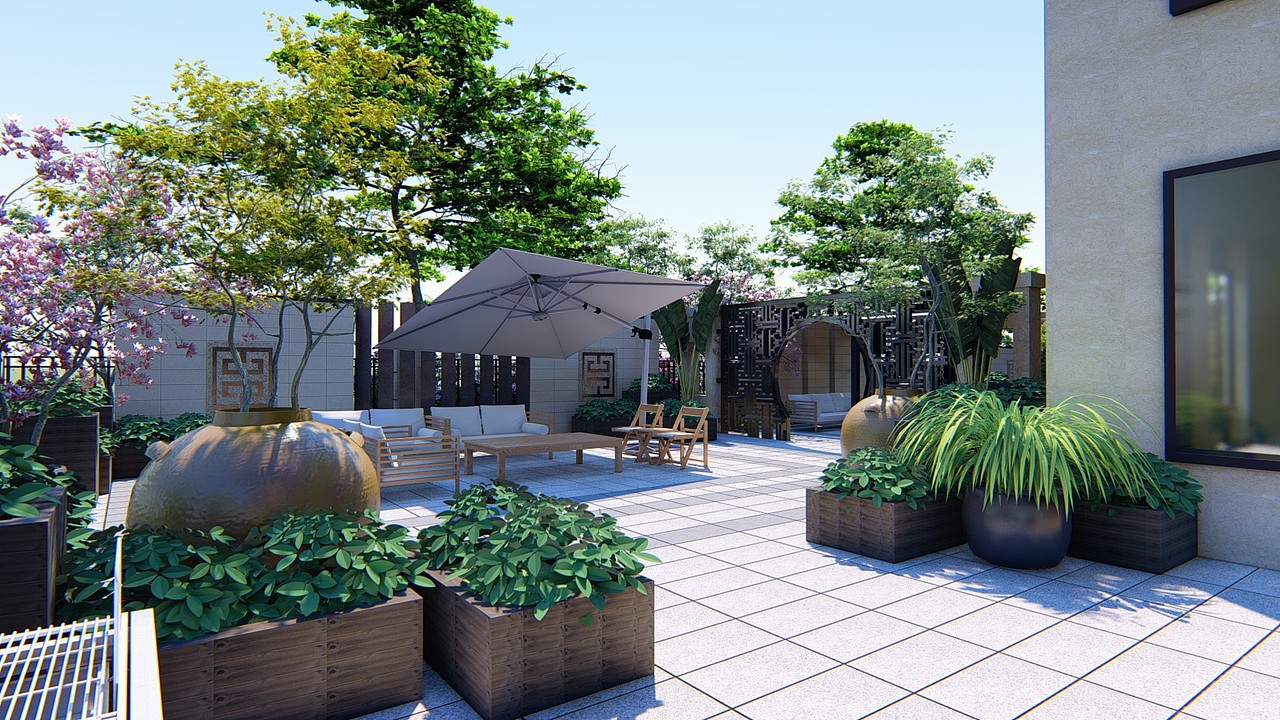 庭院（图ZMTUxMDAxODEy） - 景观设计 - 站酷设计师温澜潮生_ewan原创素材 - 站酷ZCOOL