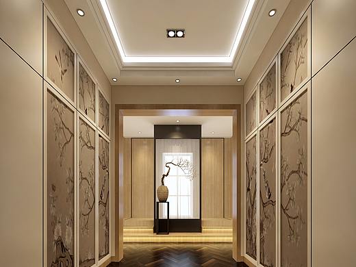 【拾上设计】麓山别墅1000㎡新中式装修案例