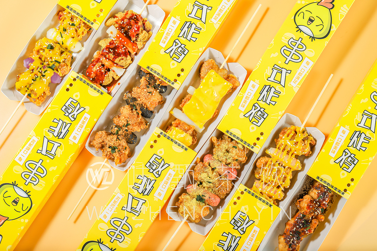 韩式炸鸡，韩式炸串，烤鸡，小吃，炸鸡，年糕（图ZMjgxMzE3MjUy） - 美食摄影 - 站酷设计师心不易94原创素材 - 站酷ZCOOL