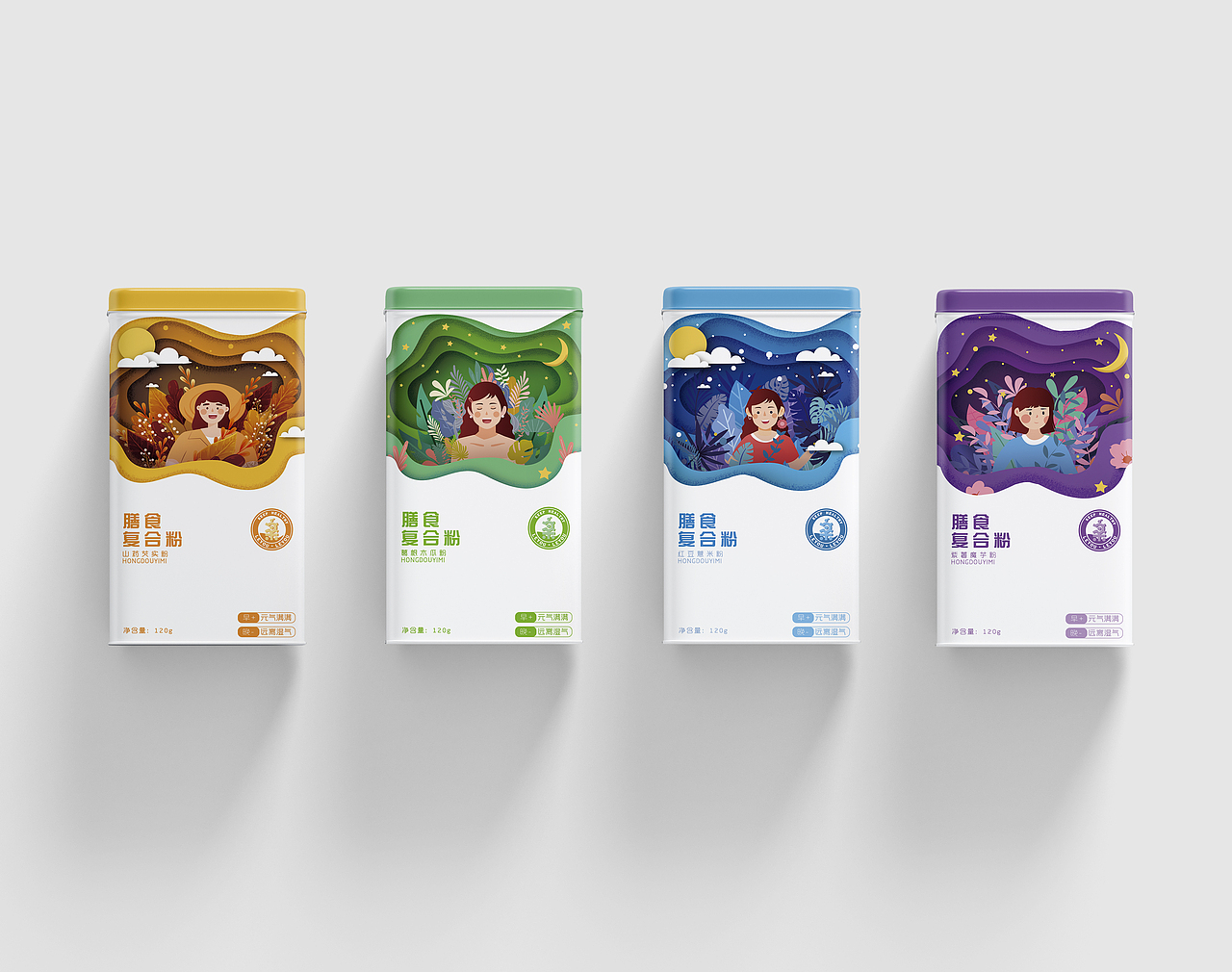 楽悠养生品牌形象包装设计（图ZMTk3Nzc0MDgw） - 品牌 - 站酷设计师周咕噜原创素材 - 站酷ZCOOL