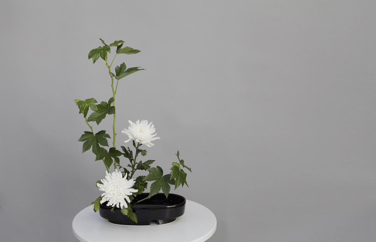 日本小原流花道手工艺其他手工艺Z66641346 原创作品 站酷 (ZCOOL)