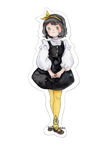 小复古（图ZMTMwMDU1NTA4） - 新锐潮流插画 - 站酷设计师豆丁洋原创素材 - 站酷ZCOOL