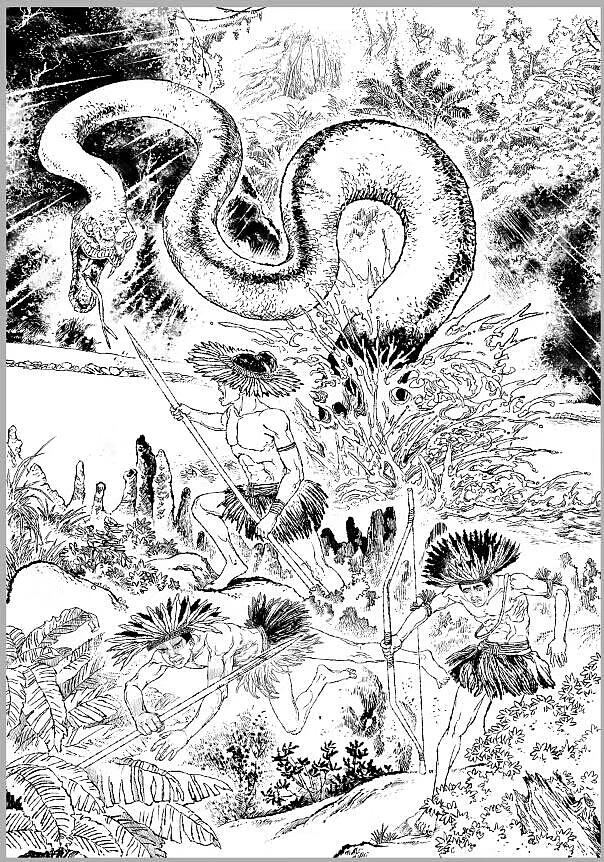 写实古风插画，写实漫画线稿，写实连环画，科幻玄幻（图ZMTcxMzQzMjUy） - 商业插画 - 站酷设计师肖刚漫画原创素材 - 站酷ZCOOL