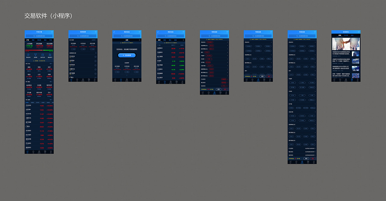 官网+和讯操盘宝专题+寻才微信+交易软件小程序