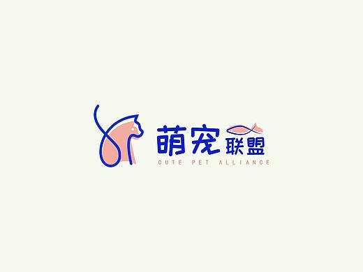 萌宠联盟 | 宠物 Logo 猫