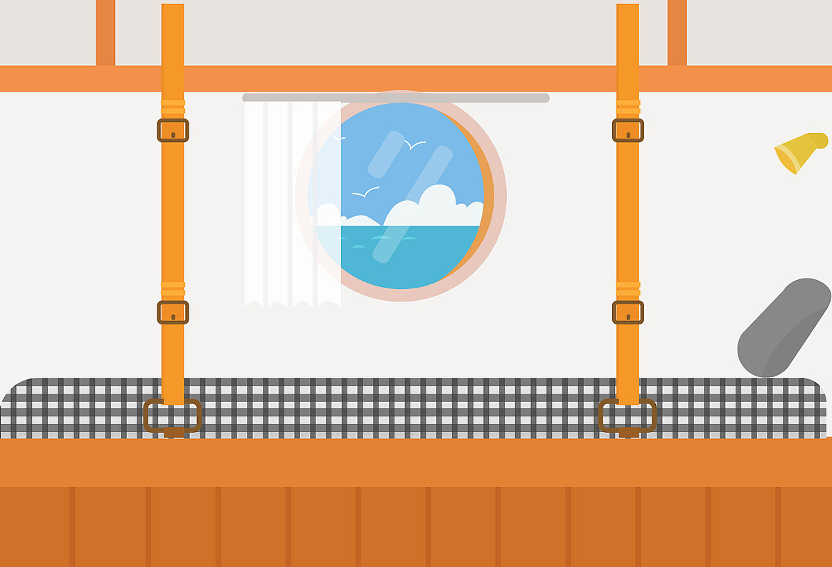 英语学习类 App 课程扁平插图