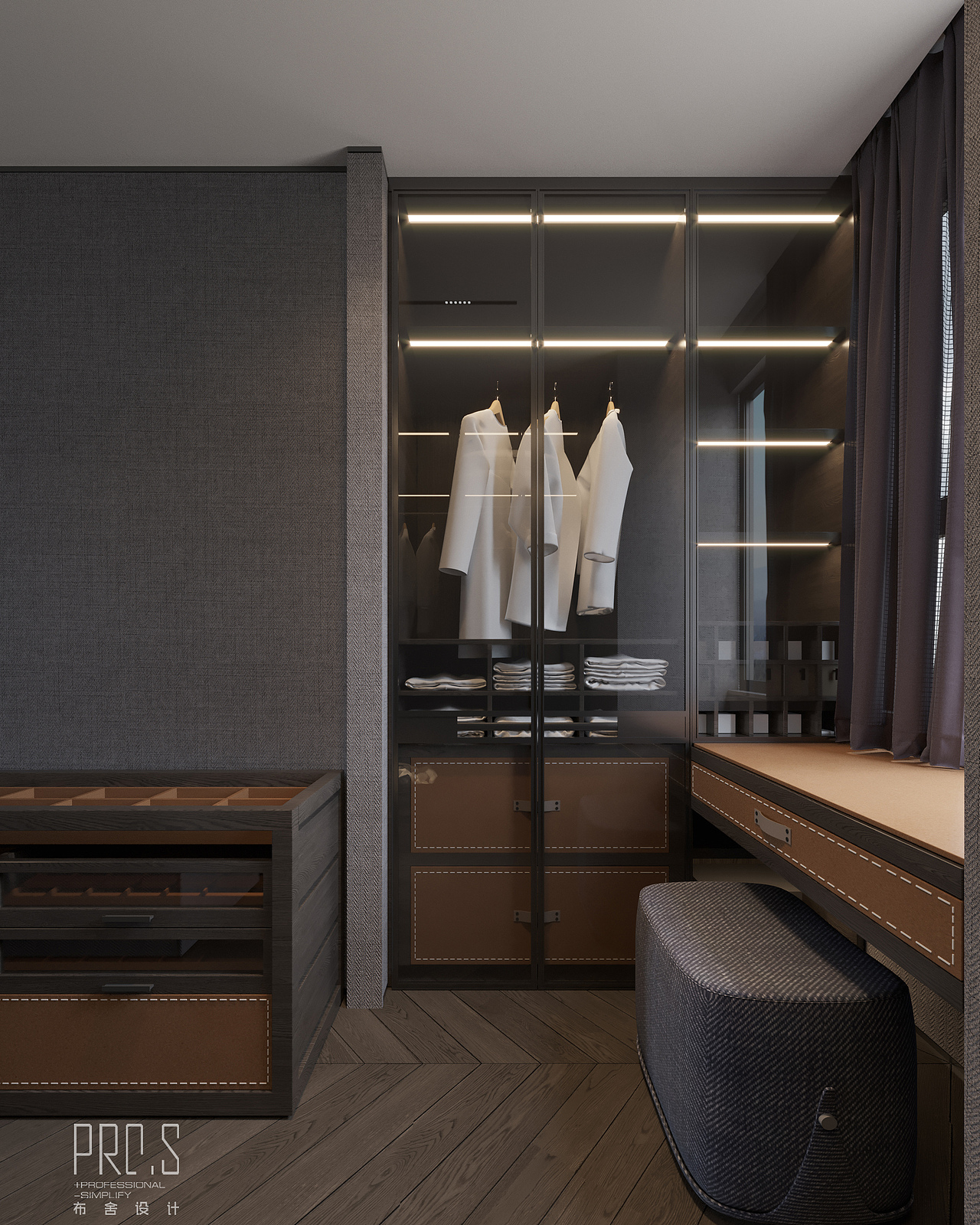 布舍设计【沉郁绅士】丨住宅设计