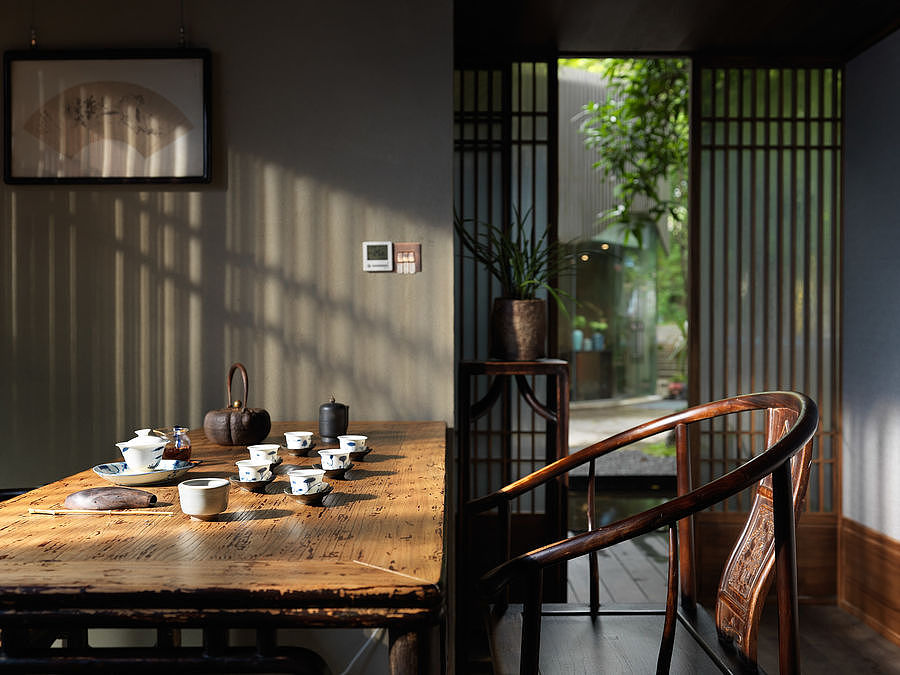 优雅，宁静---茶室（图ZMTIyMTk0NDg4） - 家装设计 - 站酷设计师扮家家室内设计网原创素材 - 站酷ZCOOL