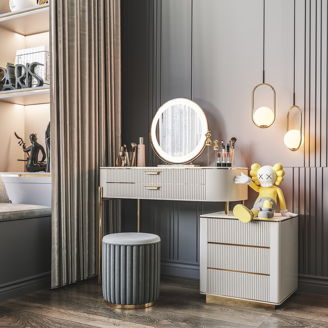 『电商』现代轻奢梳妆台