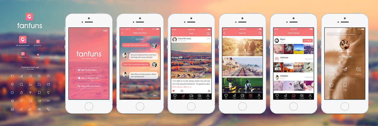 视觉版fanfuns（图ZMTk2MDk4NjA=） - APP界面 - 站酷设计师我就是妹纸原创素材 - 站酷ZCOOL