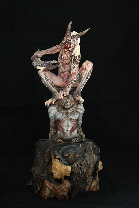 戏彩堂喷涂作品-恶魔|手工艺|手办/原型|戏彩堂 - 原创作品 - 站酷