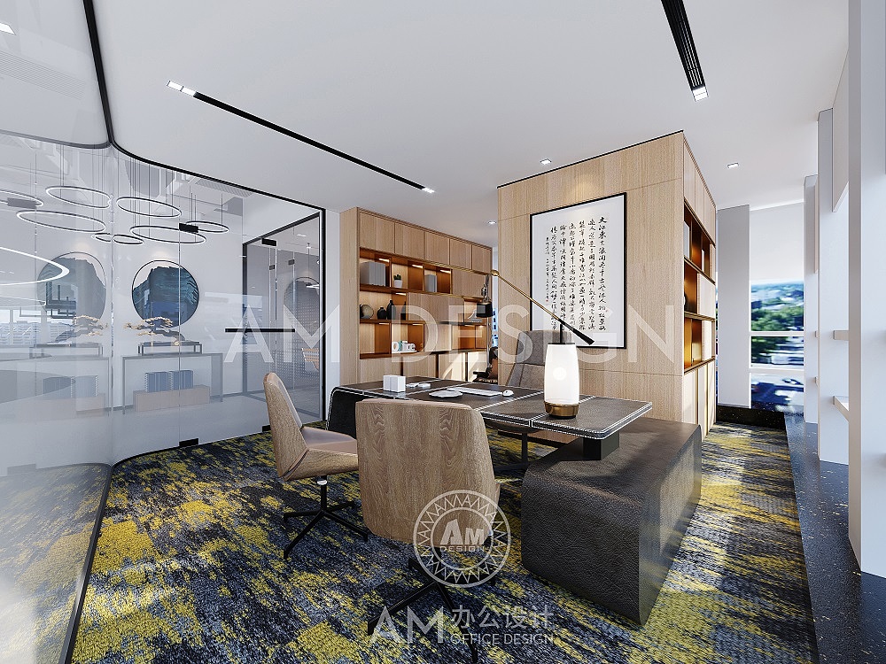 山东康华传媒互联网公司办公室设计—AM（图ZMjEwNDQ2ODI0） - 家装设计 - 站酷设计师AM设计公司原创素材 - 站酷ZCOOL