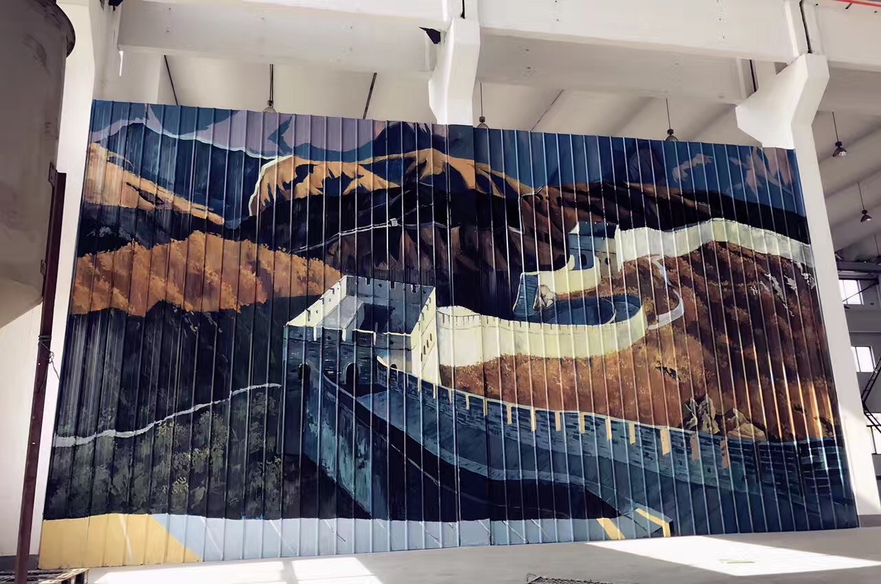 【长城】巨型风水壁画定制