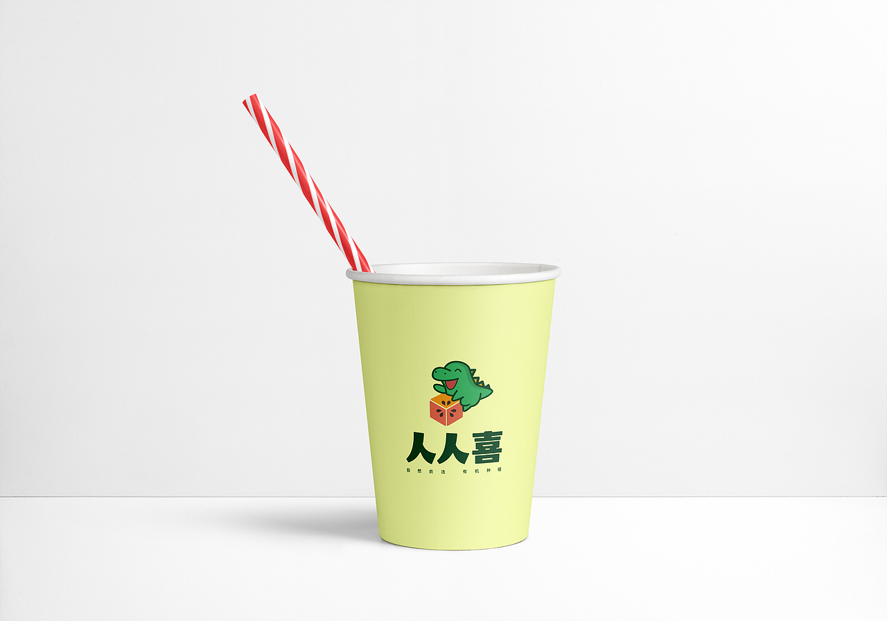 人人喜水果店logo