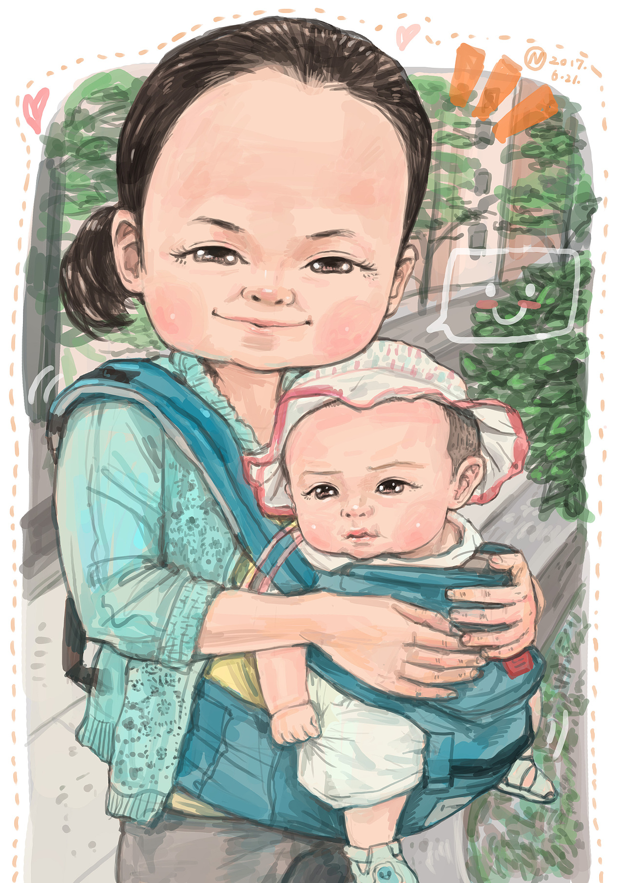 小头像（图ZOTAzNjg5Mjg=） - 商业插画 - 站酷设计师niceler原创素材 - 站酷ZCOOL