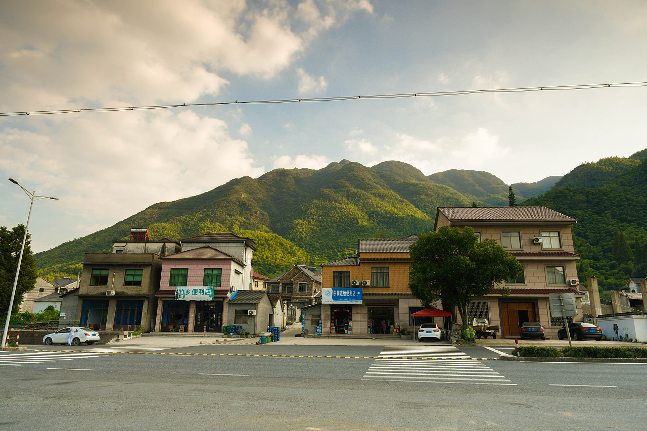 浙江省杭州市余杭区泗溪村风景照