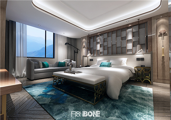 鱼骨设计-普洱华逸精品酒店（图ZNzgxNTA3MjA=） - 家装设计 - 站酷设计师鱼骨设计事务所原创素材 - 站酷ZCOOL