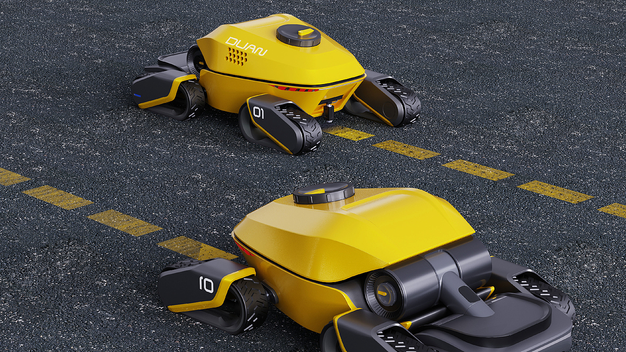 道路划线机器人（图ZMjkxMzI4Nzcy） - 交通工具 - 站酷设计师无聊的黑薯片原创素材 - 站酷ZCOOL