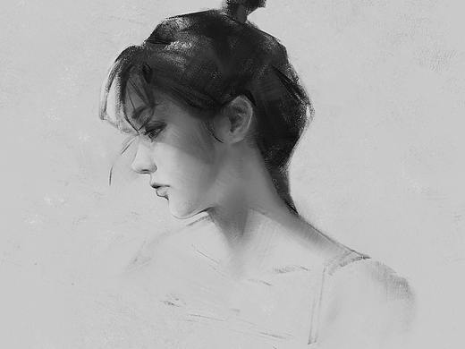 子不语绘画cheese作品集“少女简安”