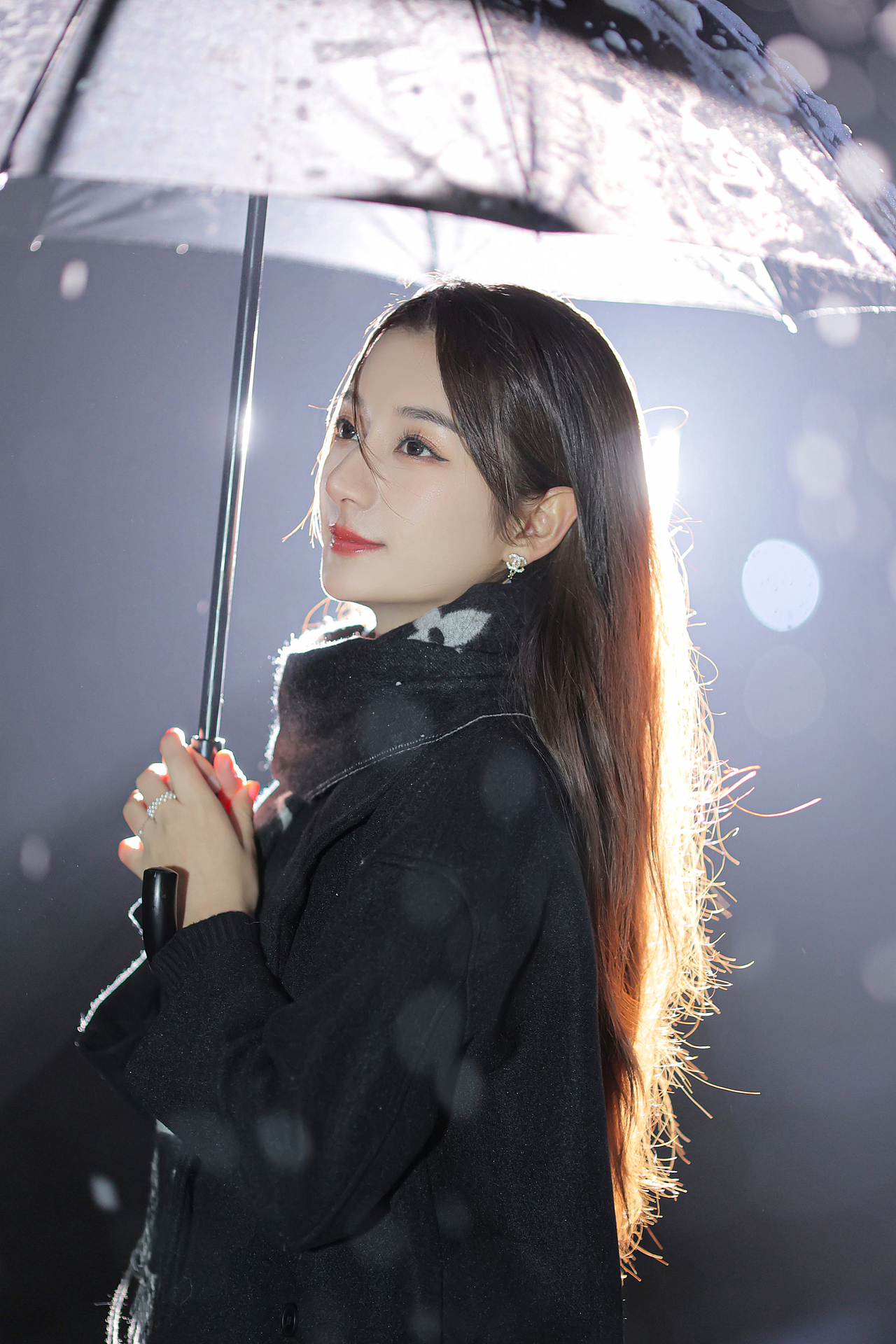 冷fufu富贵大小姐风｜夜景写真🌃（图ZMjg4ODk3NjQ0） - 人像摄影 - 站酷设计师白兔糖写真馆原创素材 - 站酷ZCOOL