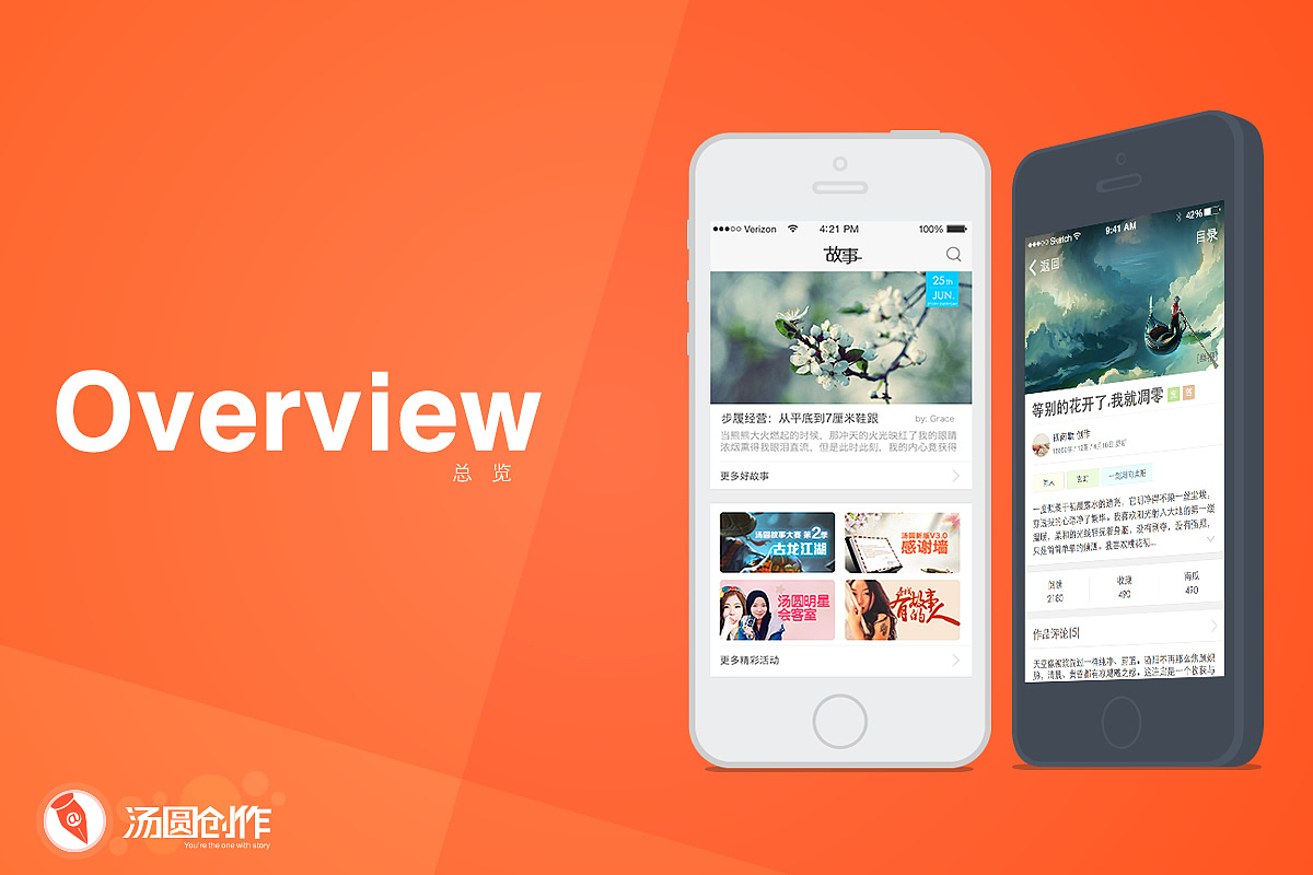 hi,有故事的人!-汤圆创作APP设计（图ZMTk1NTE5NjA=） - APP界面 - 站酷设计师静design原创素材 - 站酷ZCOOL