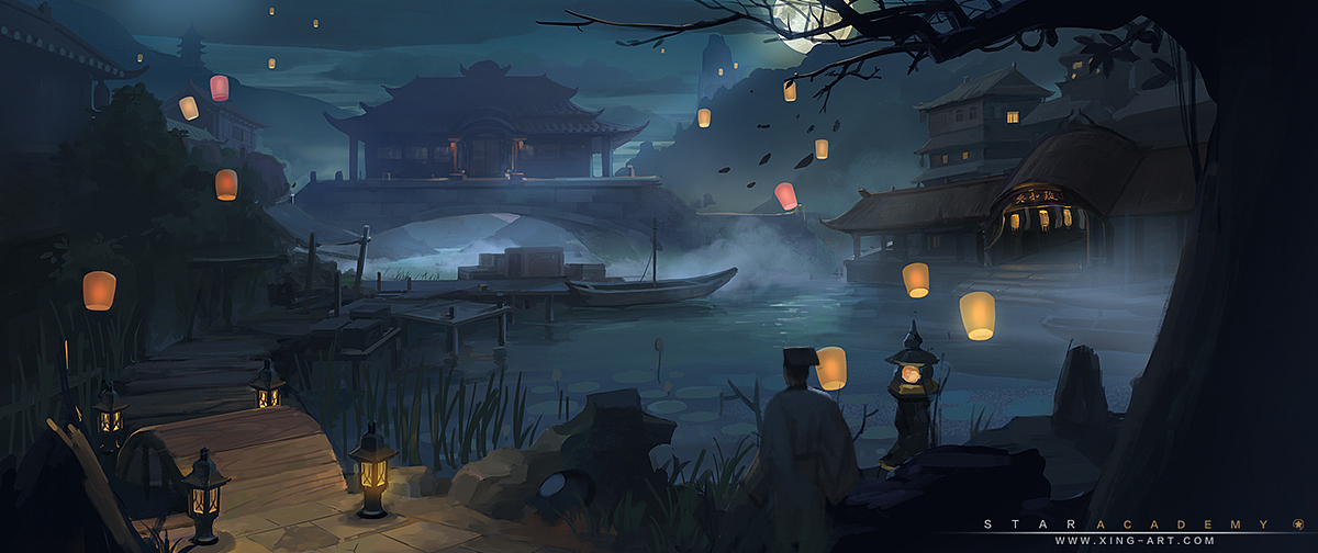 星雨精品班往期学员习作选登-场景篇