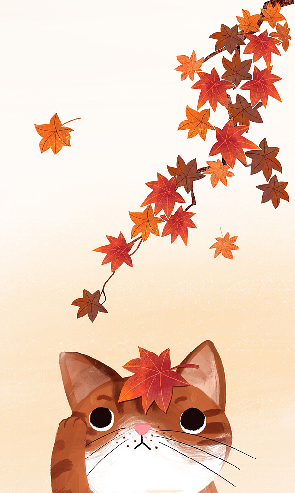 秋天是个疯狂撸图的季节（图ZMTg3MTUyOTI4） - 商业插画 - 站酷设计师鸦科大佬原创素材 - 站酷ZCOOL