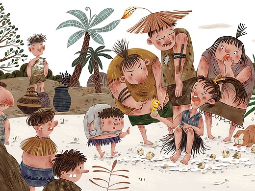 原始部落系列儿童绘本1