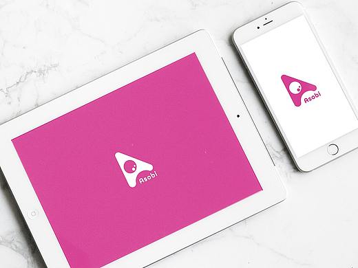 Asobi电子娱乐品牌logo设计