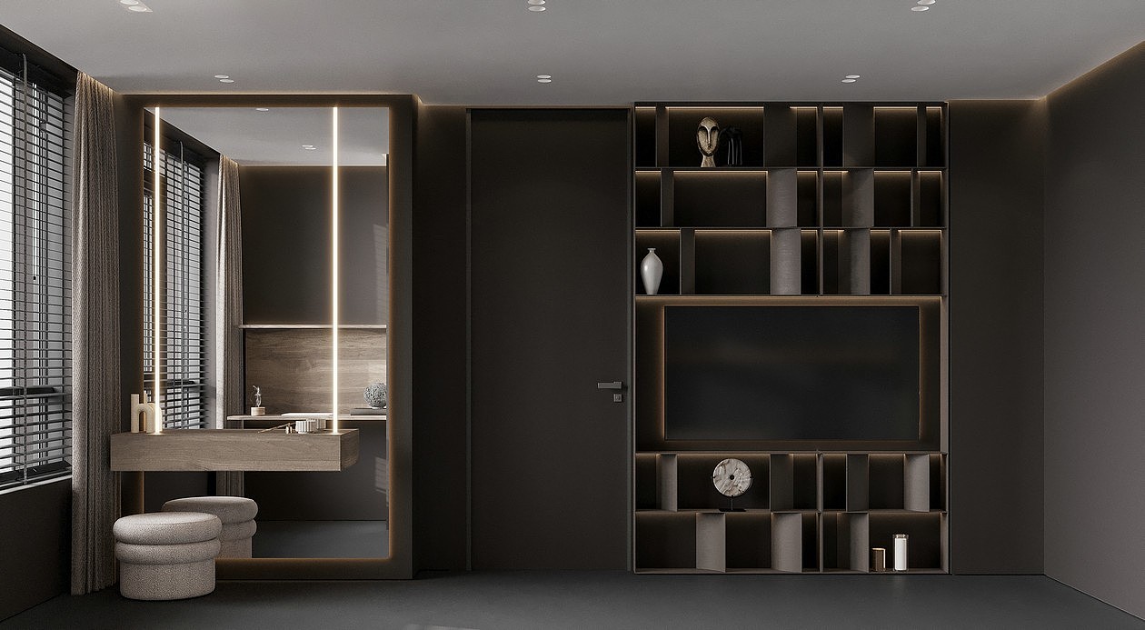 270㎡大平层住宅设计 超高级（图ZMjkzMTM0NTQ4） - 家装设计 - 站酷设计师效果图设计莉莉原创素材 - 站酷ZCOOL