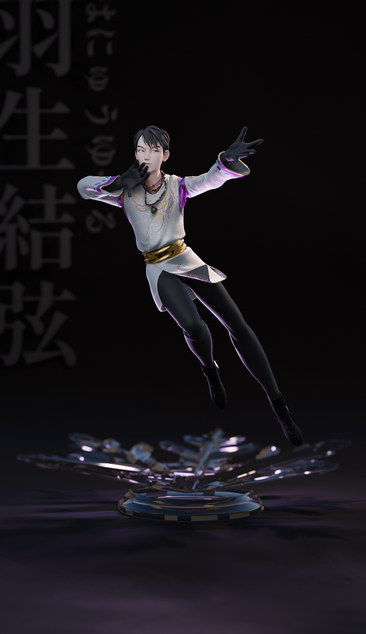 羽生结弦 · 阴阳师（图ZMjkzODQxNTY0） - 人物/生物 - 站酷设计师星懿Studio原创素材 - 站酷ZCOOL