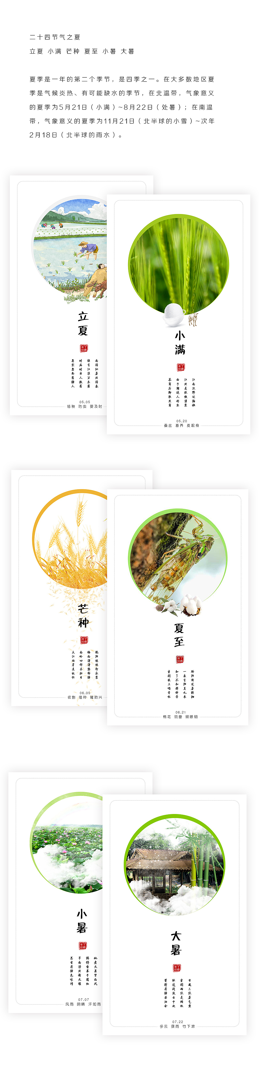 二十四节气之春夏