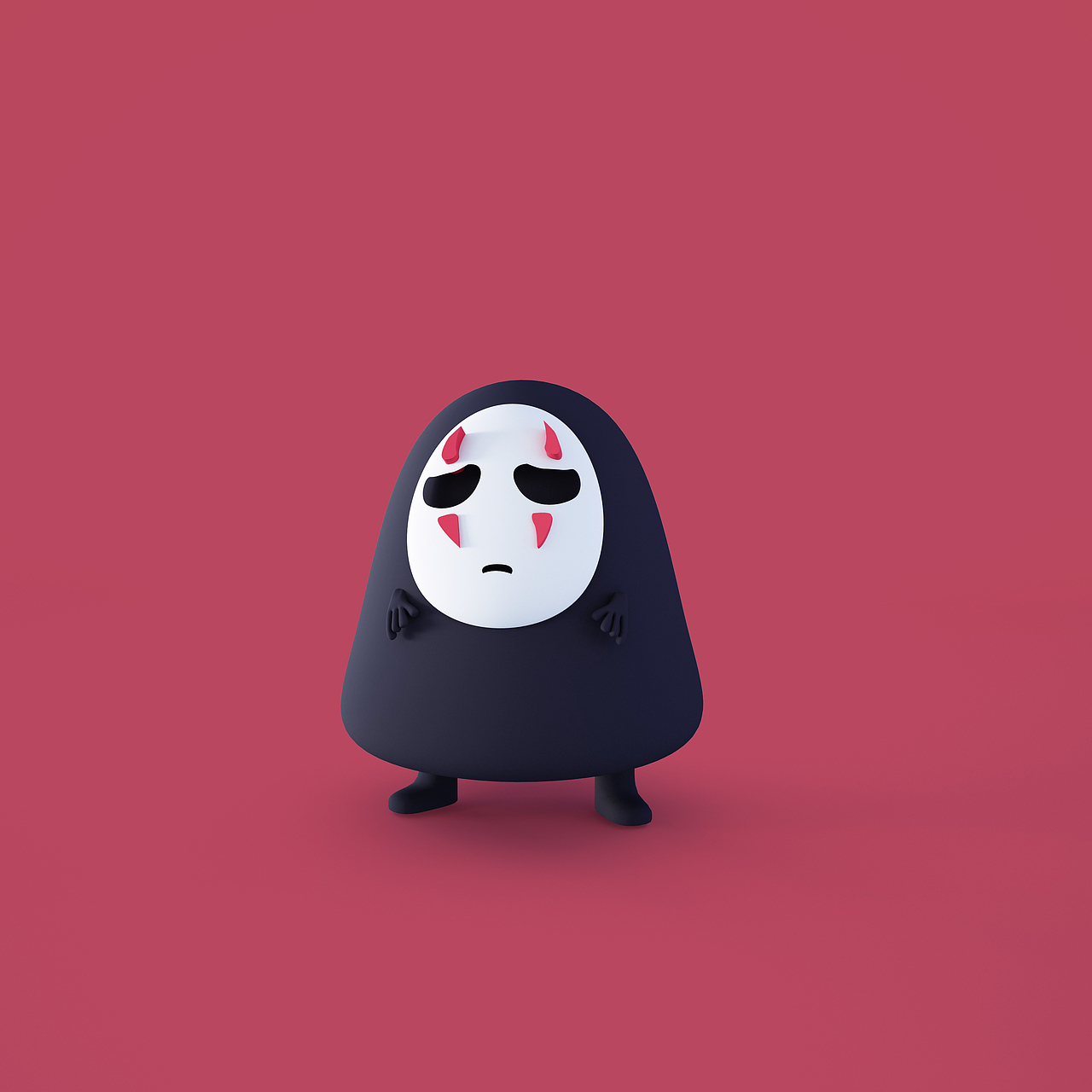 千与千寻无脸男q版3维