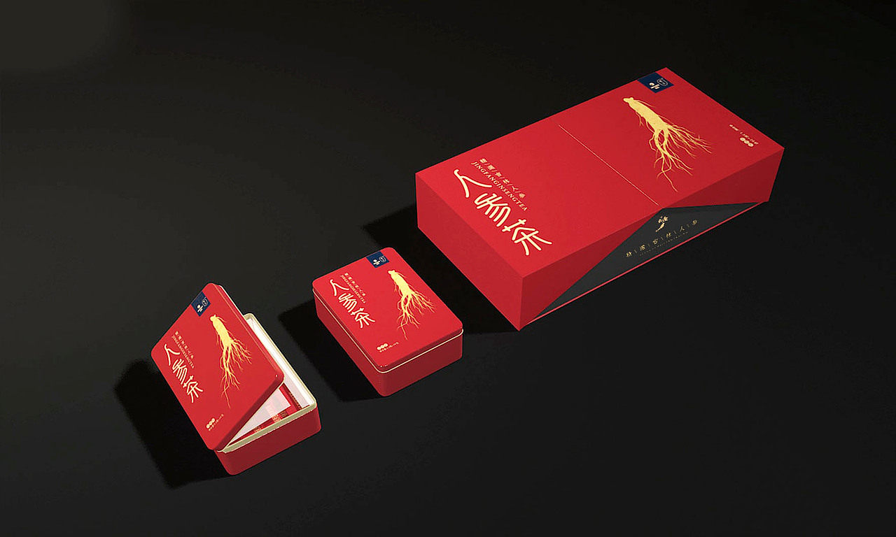 敬凡人参茶品牌包装研发设计(图ZMTI0NDY3ODU2) - 包装 - 站酷设计师無出其右品牌設計原创素材 - 站酷ZCOOL