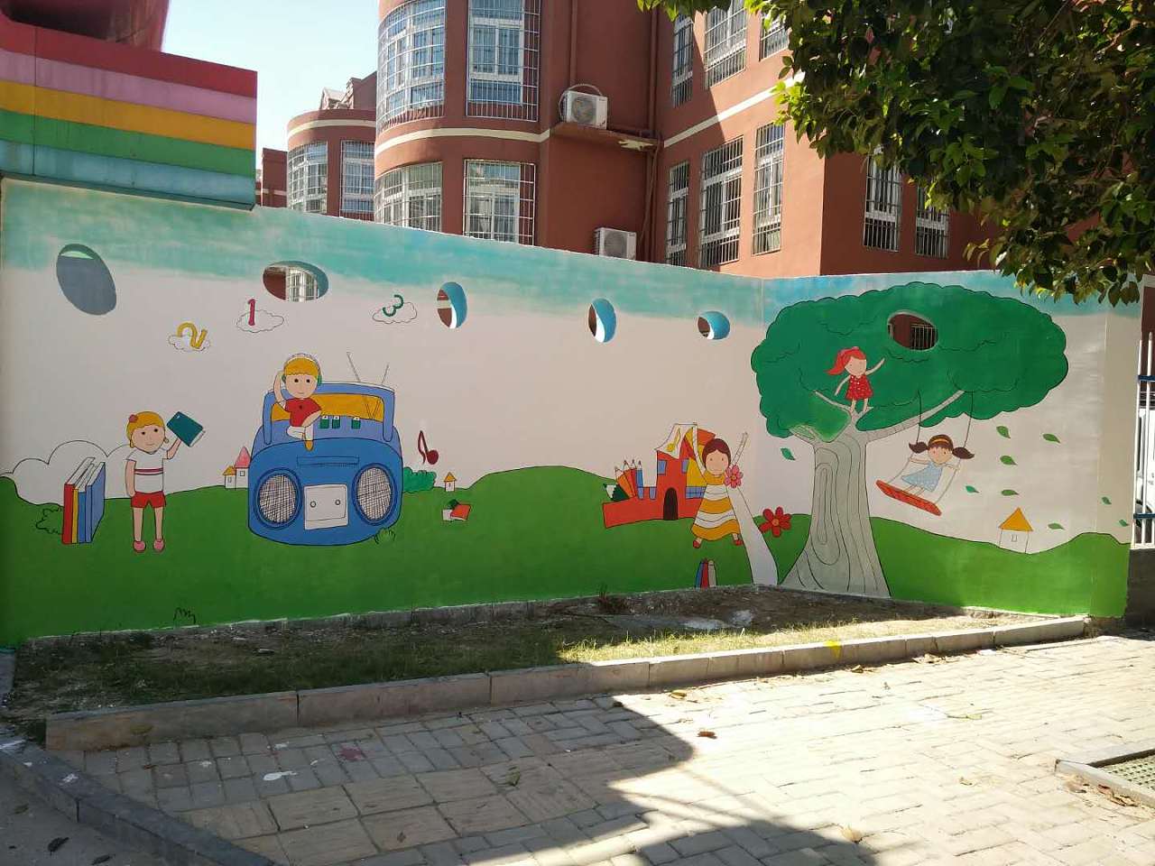 幼儿园场地景观设计|空间|景观设计|圣丰兰艺 - 原创作品 - 站酷 (ZCOOL)