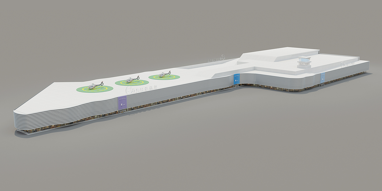 五号停机坪购物广场 - 外立面升级设计提案 2000W项目（图ZMTY3MjU3ODMy） - 建筑/空间 - 站酷设计师JasonKingBB原创素材 - 站酷ZCOOL
