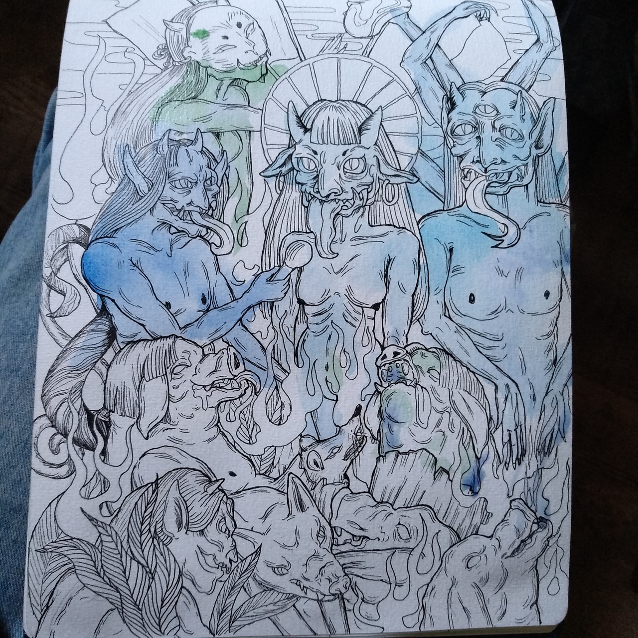 A4水彩（图ZMTE0OTU0NDk2） - 其他 - 站酷设计师黑甲绘本原创素材 - 站酷ZCOOL