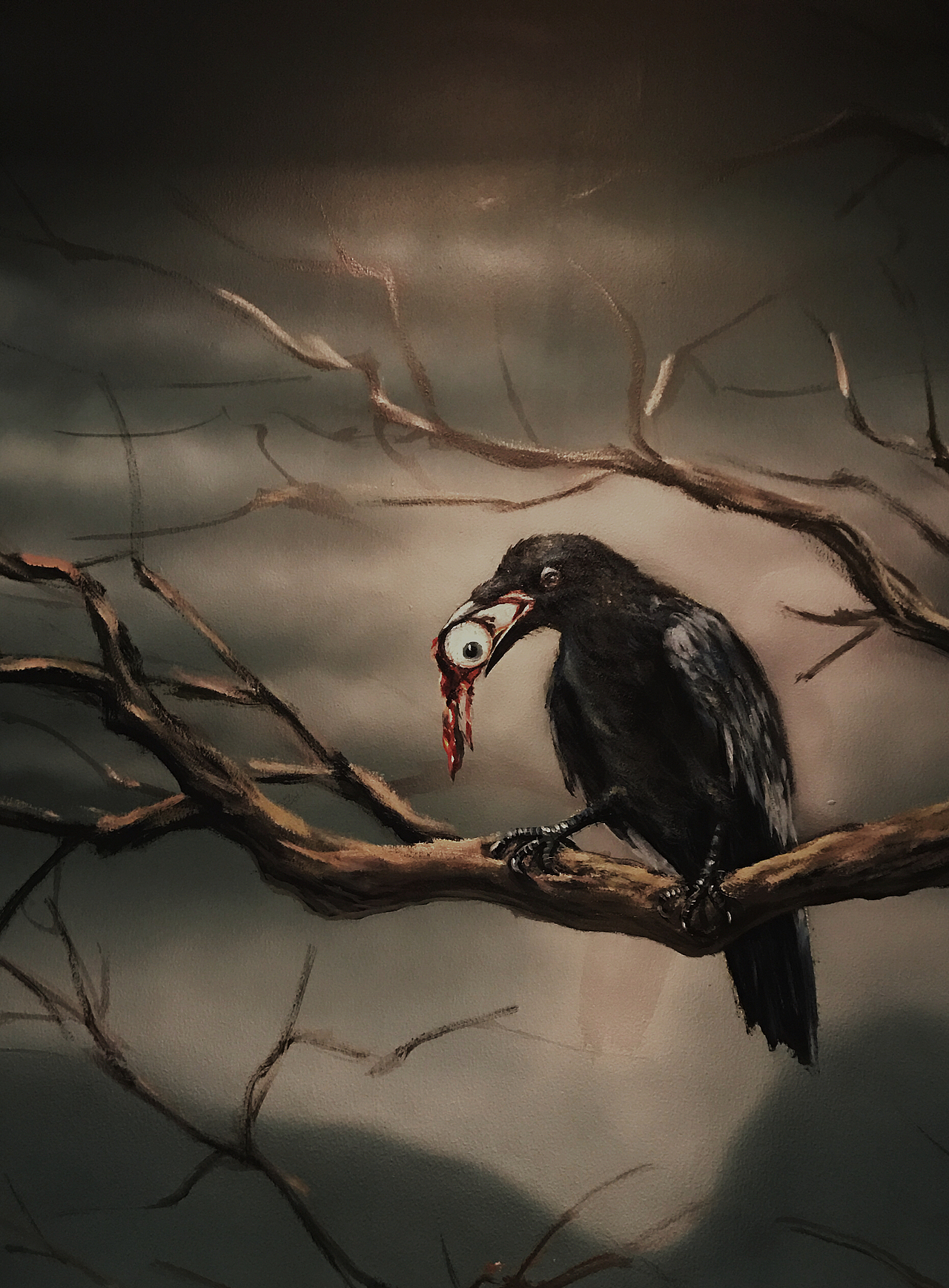 暗黑风（图ZMTEwMTYwMjIw） - 绘画 - 站酷设计师贺志明原创素材 - 站酷ZCOOL