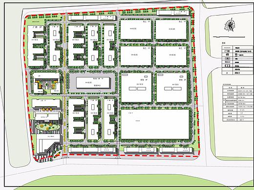 工业园总平图