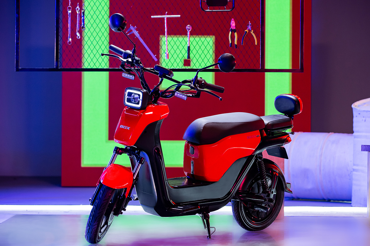 立马电动车BOX 平面拍摄