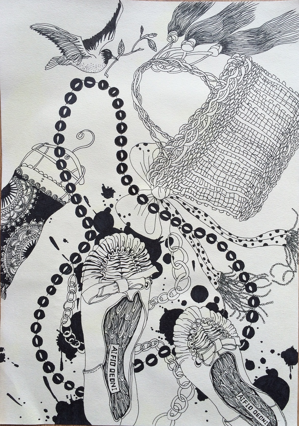 线描创作（图ZMTg3NjM0MjMy） - 创作习作 - 站酷设计师雷米小侠516原创素材 - 站酷ZCOOL