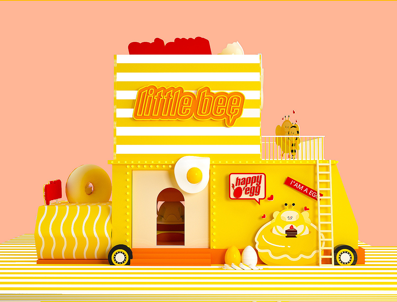 小蜜风-儿童乐园品牌设计